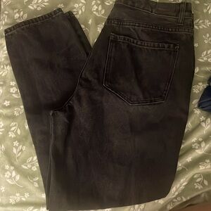 Black denim blue note jeans